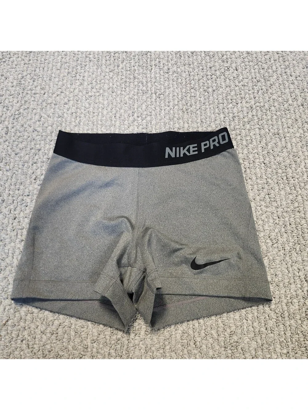 Nike Pro Gray Dri-FIT Athletic Shorts Size Small